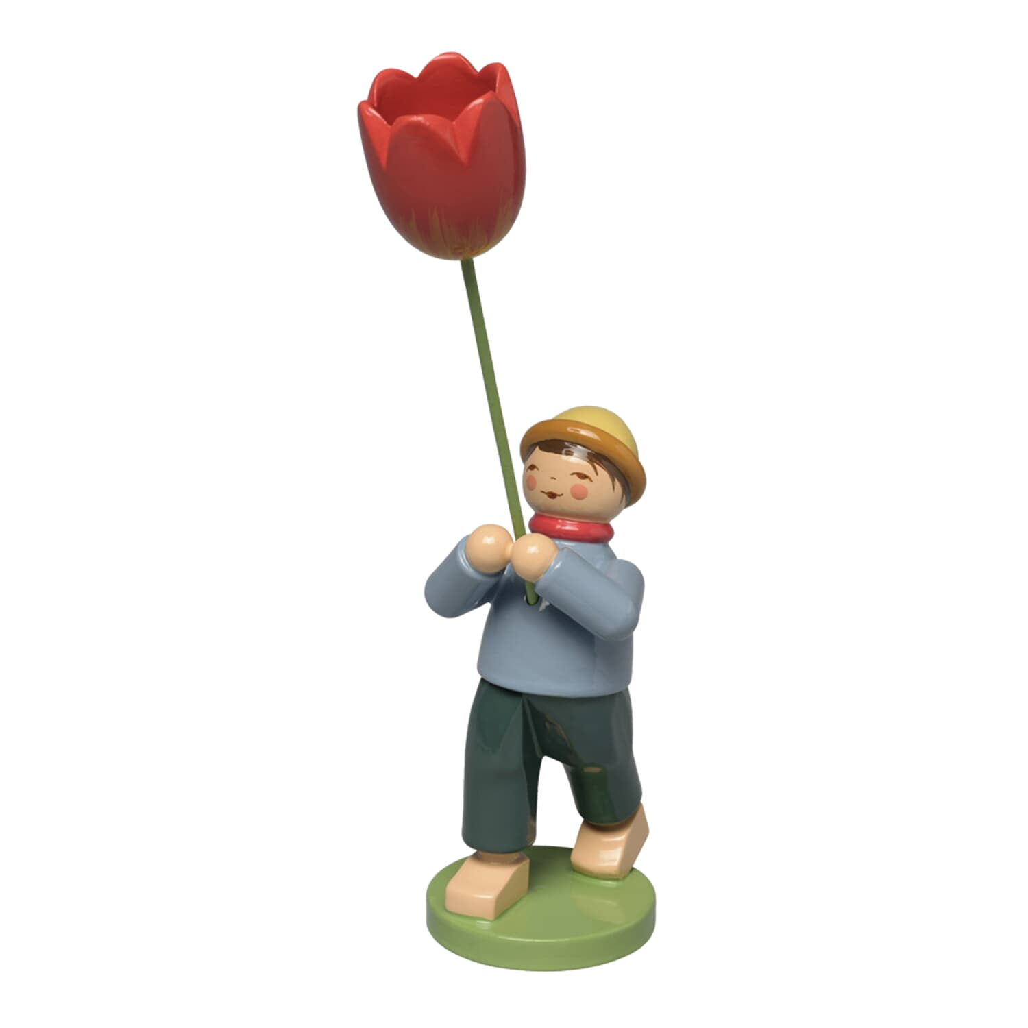 Boy with tulip