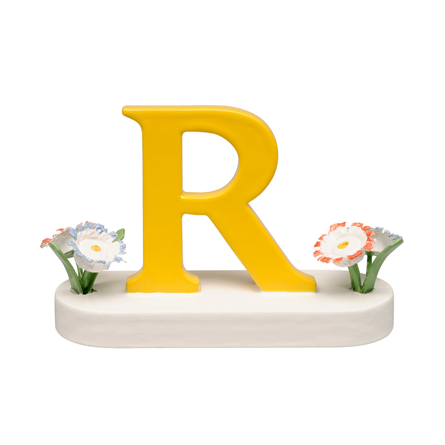 Letter R With Flowers