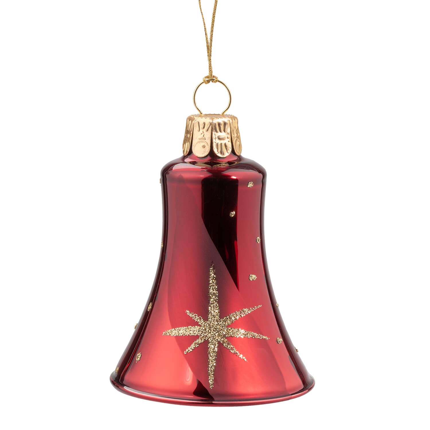 Bell red with gold star